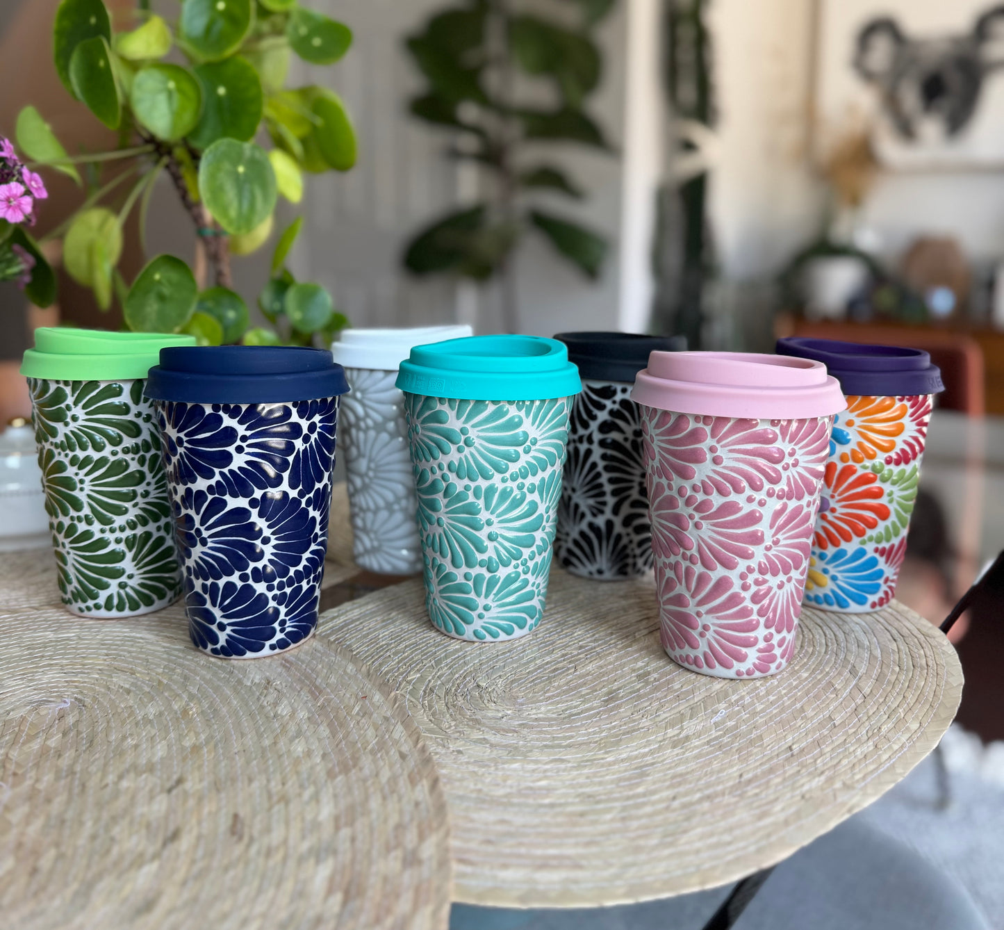 Talavera Pottery Collection Mugs
