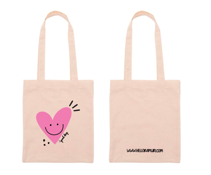 Happy Heart Tote Bag