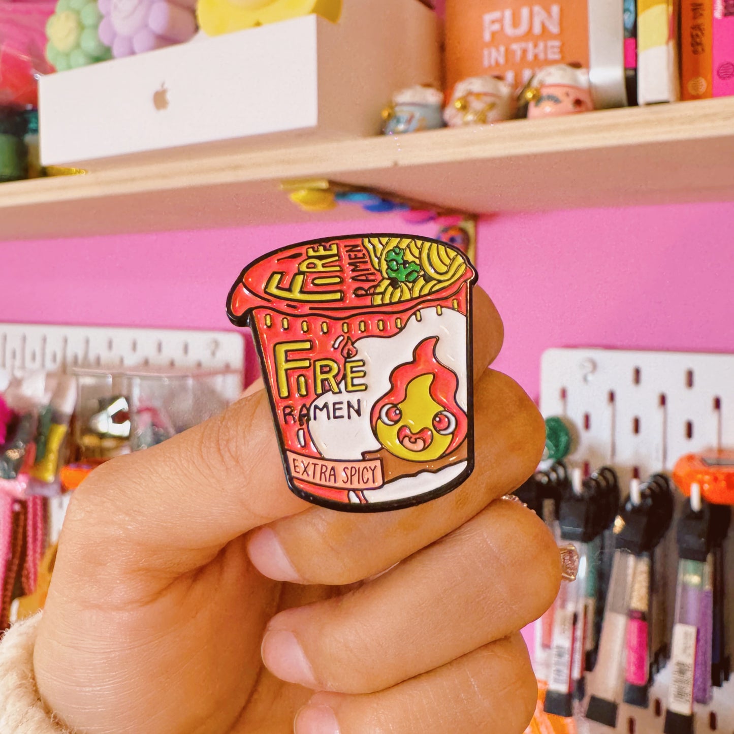 Fire Ramen Pin