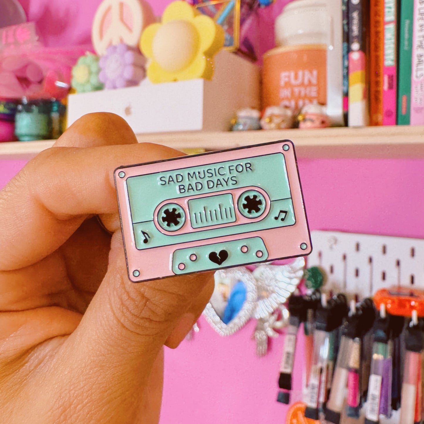 Sad Music for Bad Days Pin