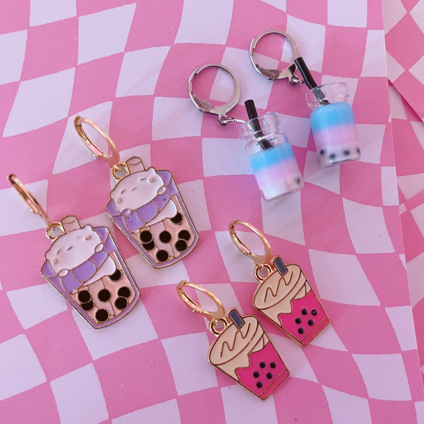 Bubble Tea Earrings