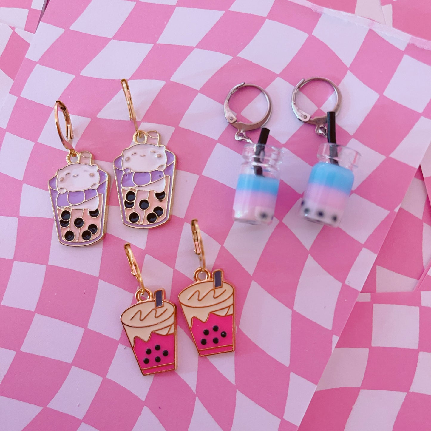 Bubble Tea Earrings