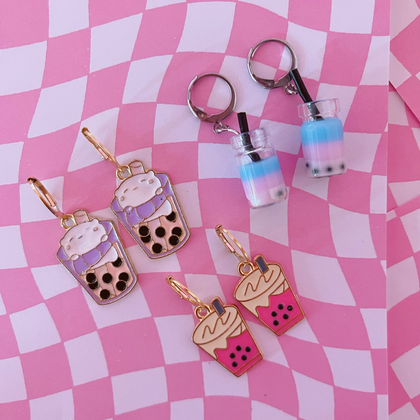 Bubble Tea Earrings