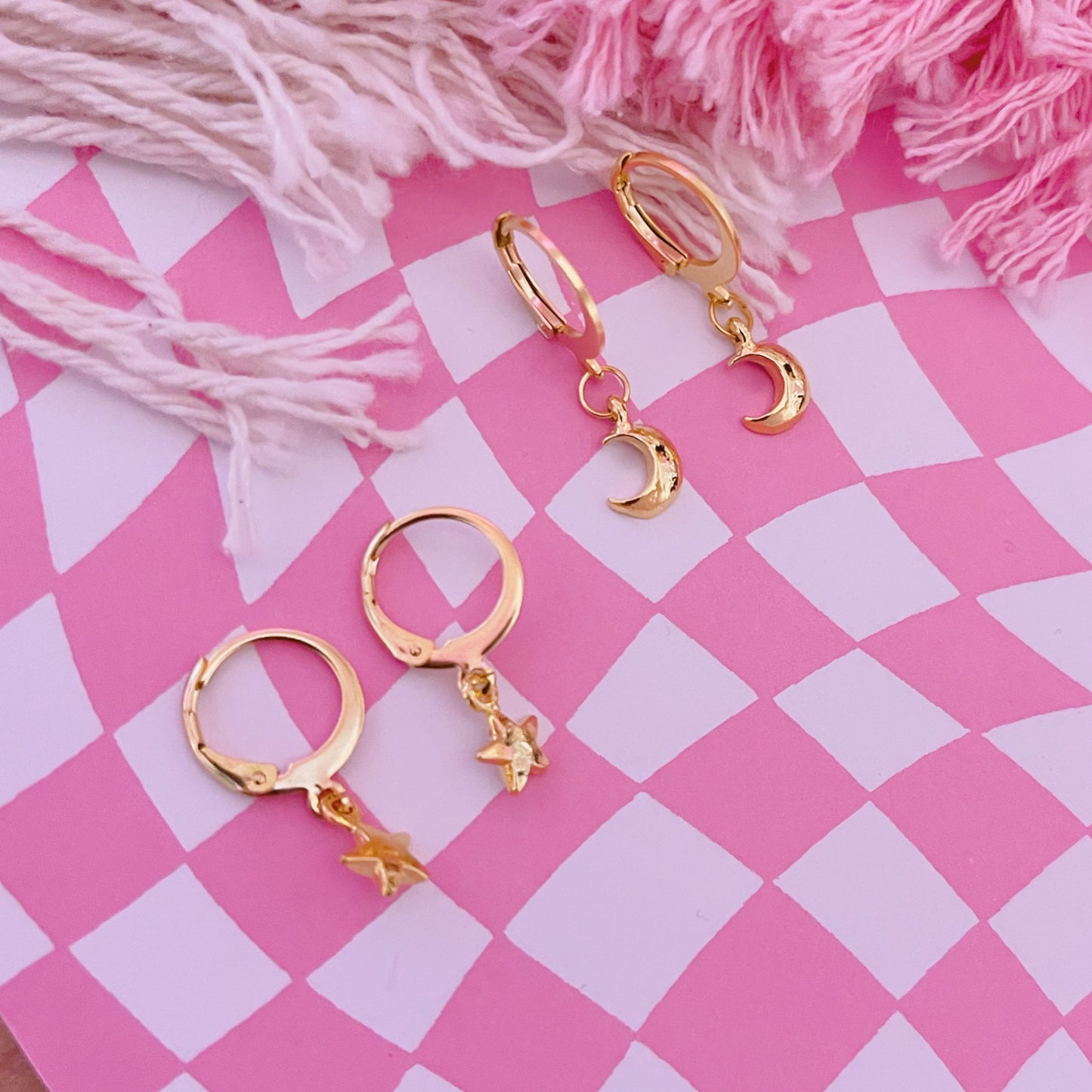 Star & Moon Earrings