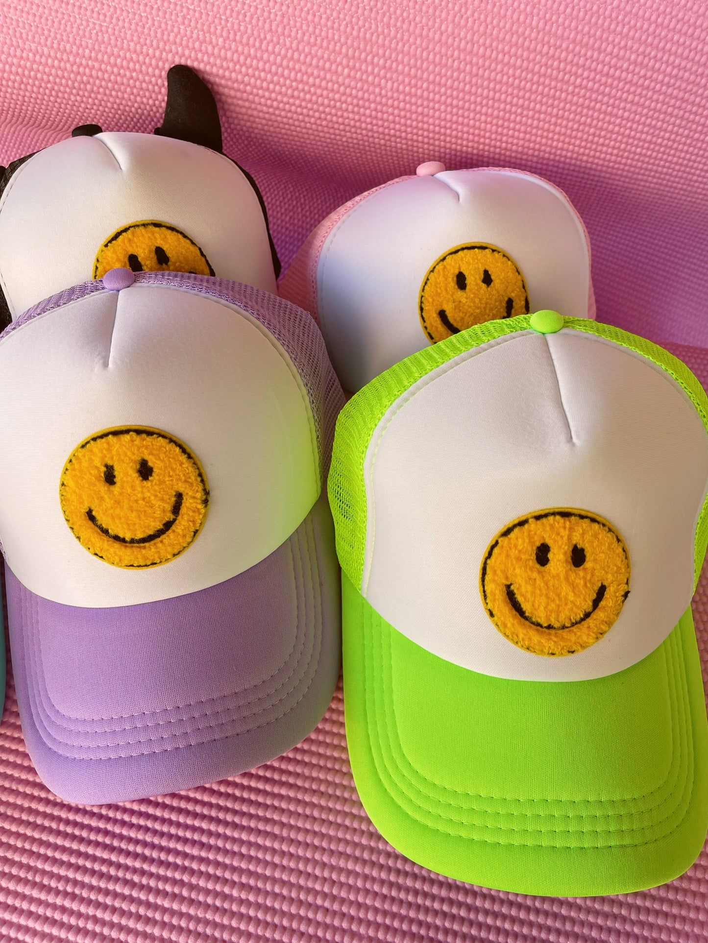 Smiley Face Trucker Hats