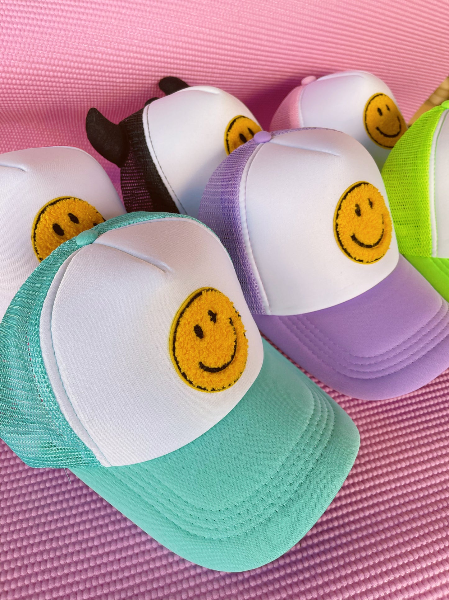 Smiley Face Trucker Hats