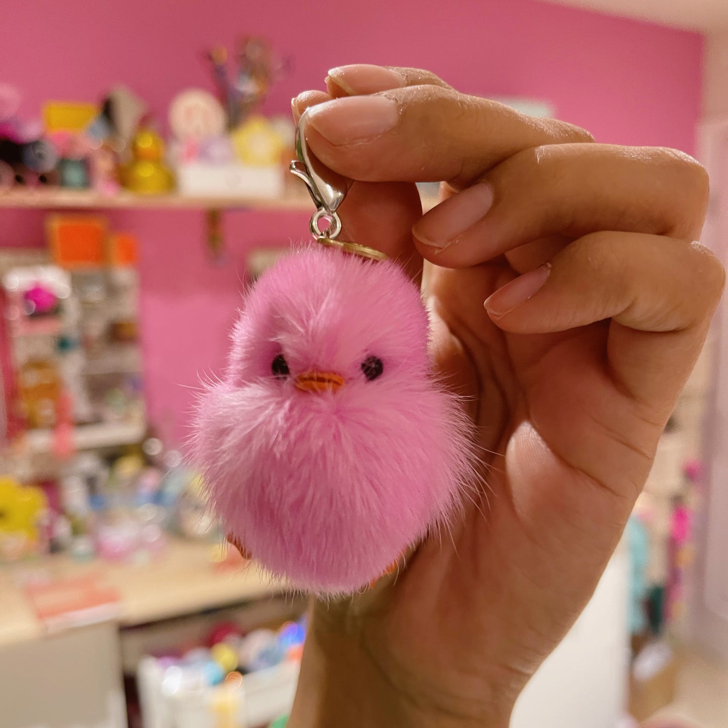 Chick keychains