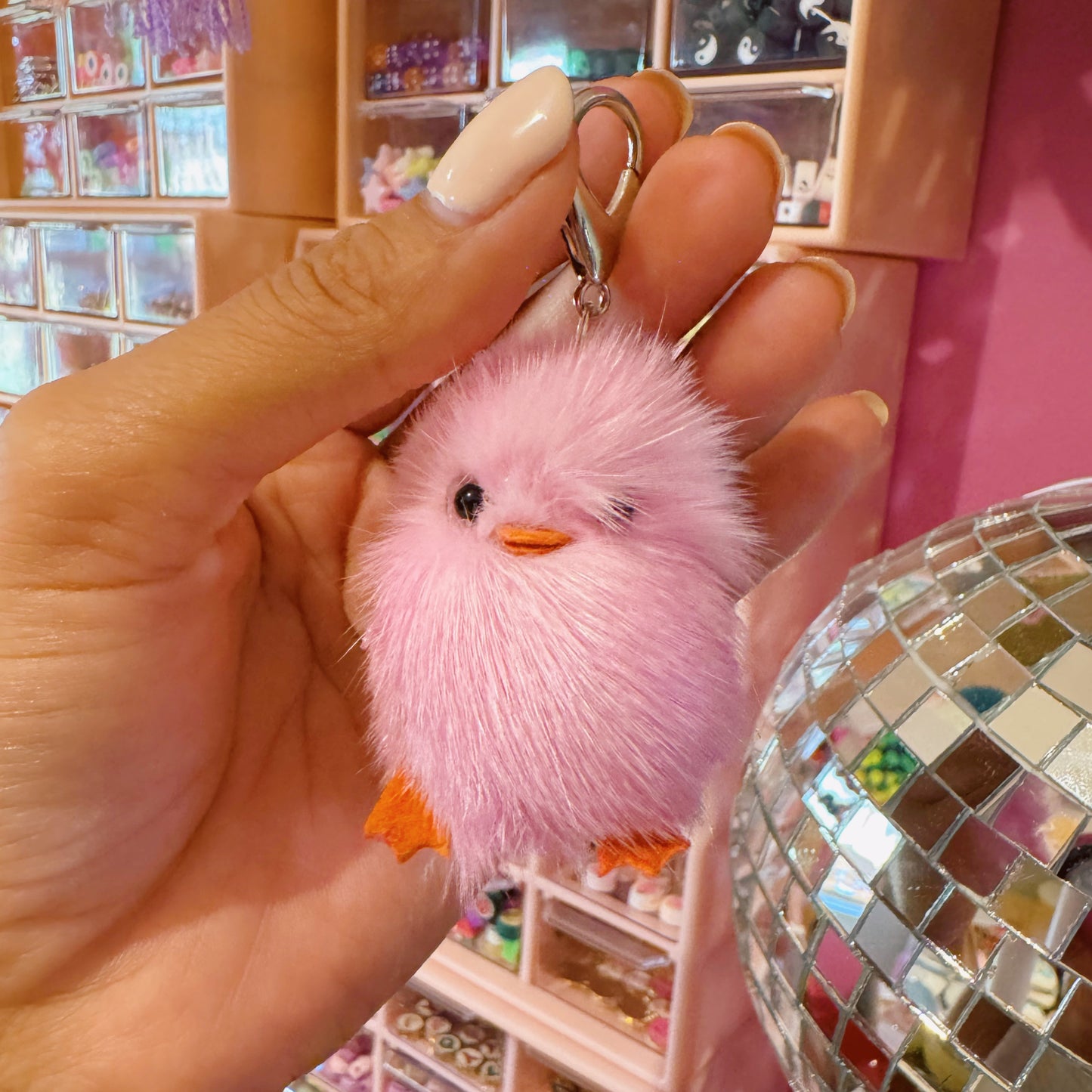 Chick keychains