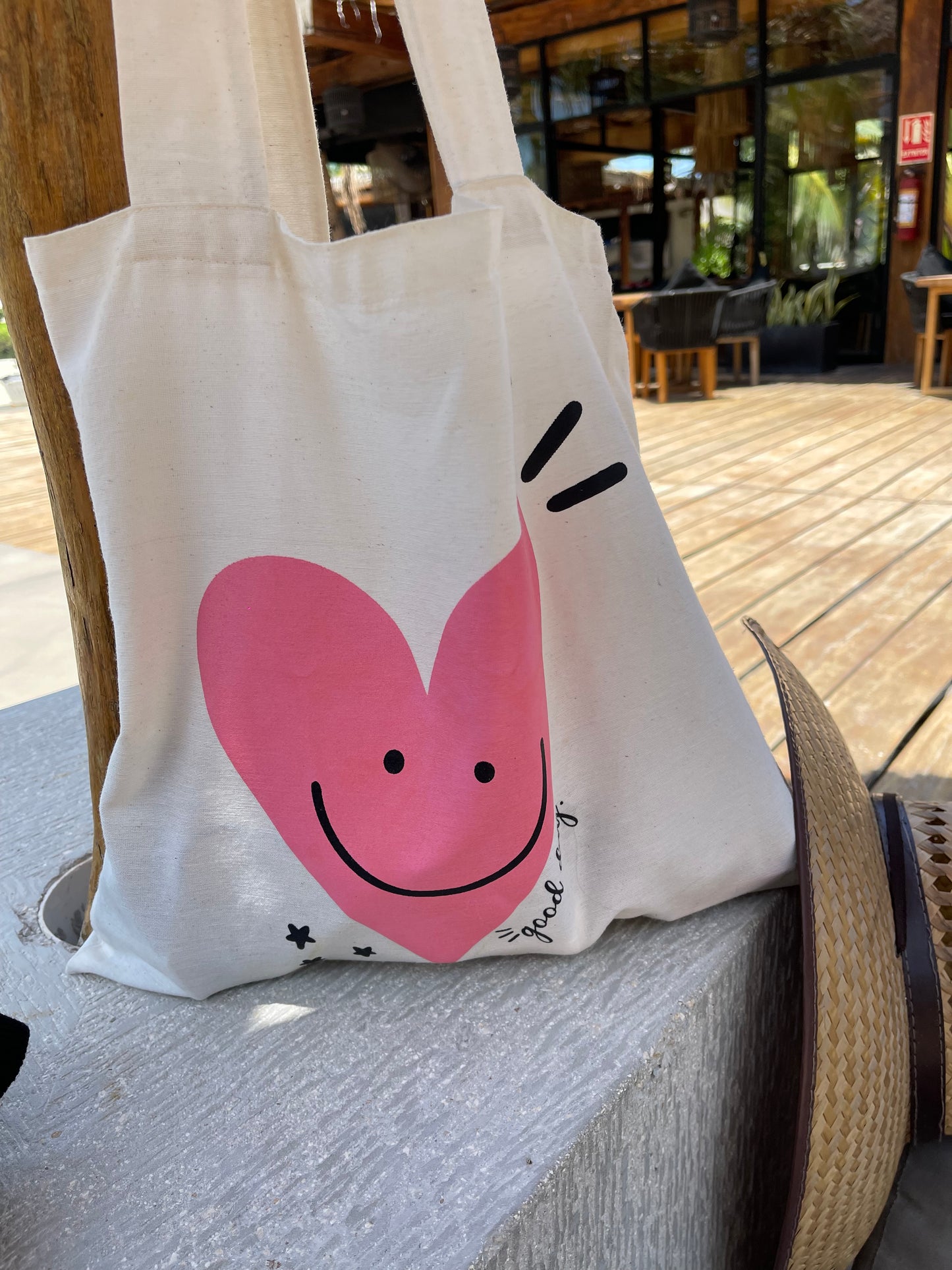 Happy Heart Tote Bag