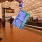 Metro card / Tomato / olive Keychains