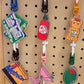 Metro card / Tomato / olive Keychains