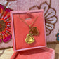 Heart Locket Necklace – Silver & Gold