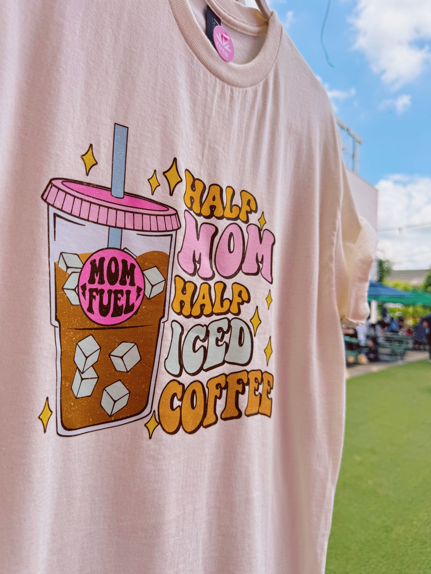 HALF MOM HALF ICED COFFEE TEE