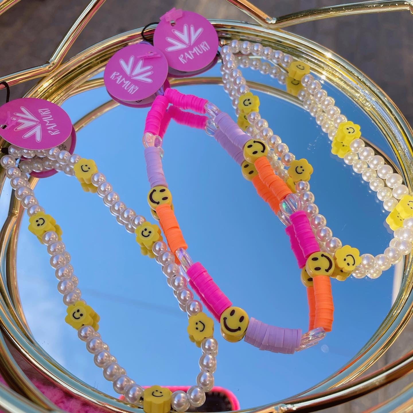 Smiley Face Phone Straps